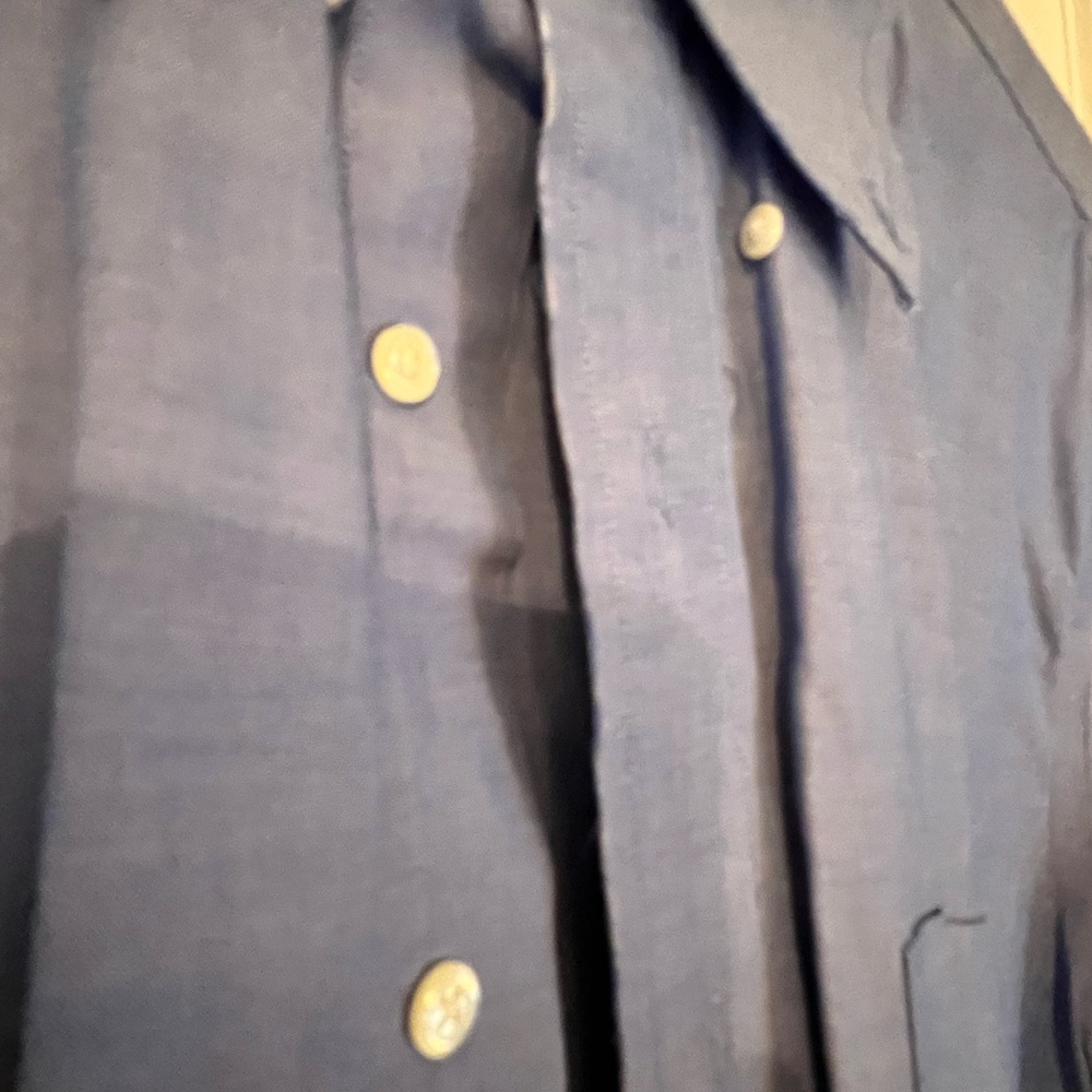 Brooks Brothers 346 Solid Blue Solid Non Iron Dre… - image 7